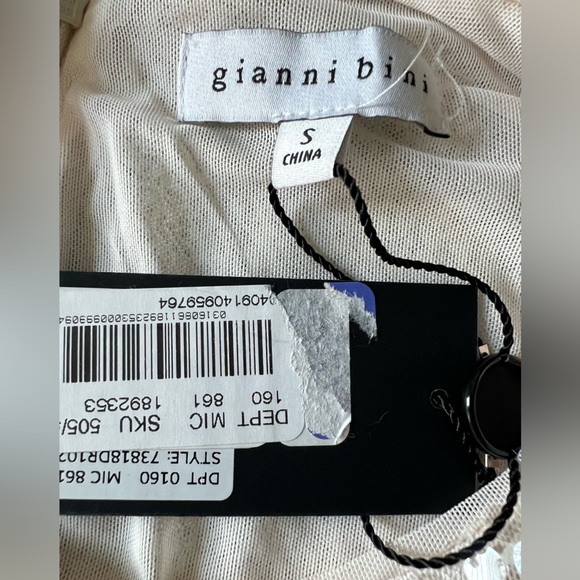 Gianni Bin Ruby Sequin Long Sleeve Round Neck Mini Dress size Small NWT - Picture 4 of 7